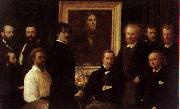 Henri Fantin-Latour Homage to Delacroix oil painting picture wholesale